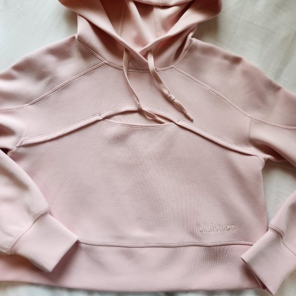 Lululemon Get Centered Crop Hoodie - Picture 1 of 5